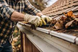 Self inspecting your roof when cleaning gutters and stringing lights is a good idea.